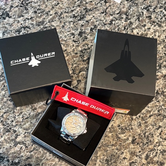 NWT Men's Silver Watch - Chase Durer Watch - Picture 1 of 10